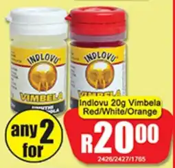 A5 Cash & Carry Indlovu Vimbela Red/ White/ Orange offer