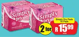 A5 Cash & Carry Simply Dry Pads offer