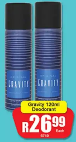 A5 Cash & Carry Gravity Deodorant offer