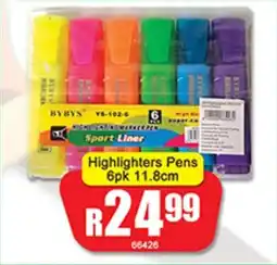 A5 Cash & Carry Highlighters Pens offer
