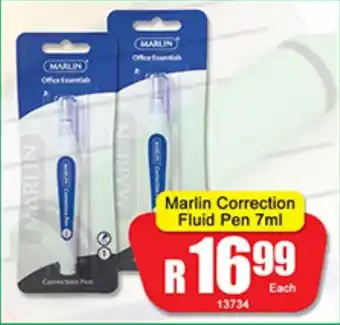 A5 Cash & Carry Marlin Correction Fluid Pen offer