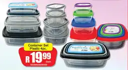 A5 Cash & Carry Container Set Plastic offer