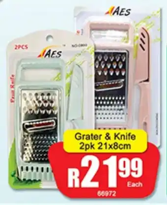 A5 Cash & Carry Grater & Knife offer