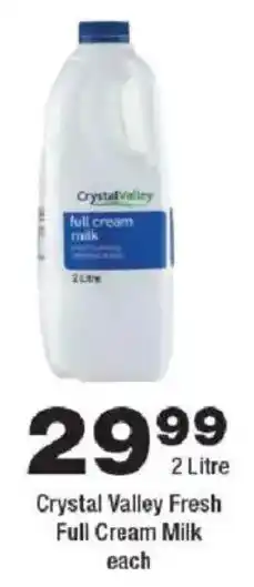 OK urban Crystal Valley Fresh Full Cream Milk offer