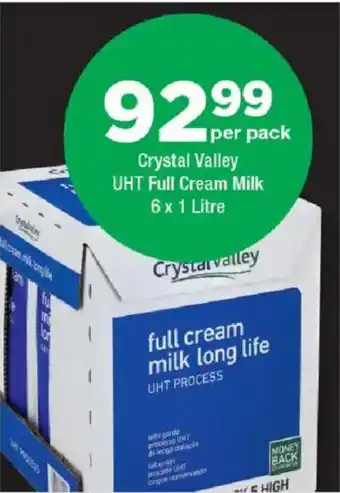 OK urban Crystal Valley UHT Full Cream Milk offer