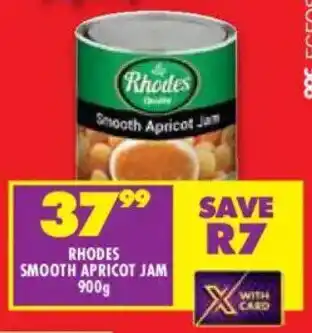 Shoprite Rhodes Smooth Apricot Jam offer