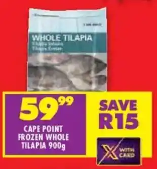 Cape point frozen whole tilapia