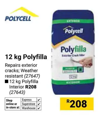 Builders Warehouse Polycell Polyfilla offer