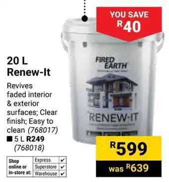 Fired Earth Renew-It