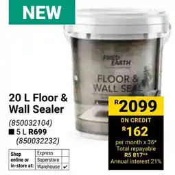 Builders Warehouse Fired Earth Floor & Wall Sealer offer