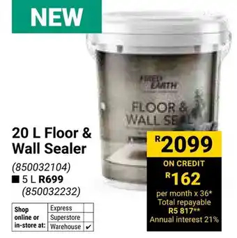 Builders Warehouse Fired Earth Floor & Wall Sealer offer
