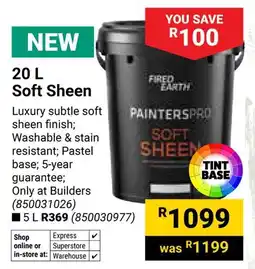 Builders Warehouse Fired Earth Soft Sheen offer