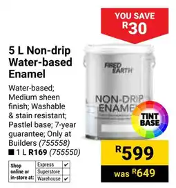 Builders Warehouse Fired Earth Non-drip Water-based Enamel offer