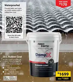 Builders Warehouse Fired Earth Rubber Coat offer