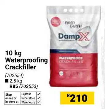 Builders Warehouse Fired Earth Waterproofing Crackfiller offer