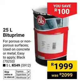 Builders Warehouse Bituprime offer