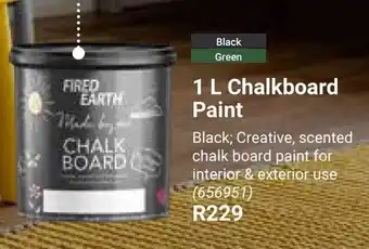 Builders Warehouse Fired Earth Chalkboard Paint offer