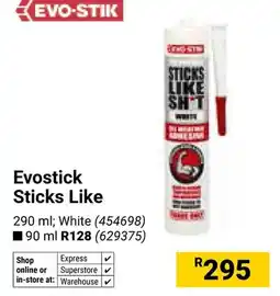 Builders Warehouse Evostick Sticks Like offer