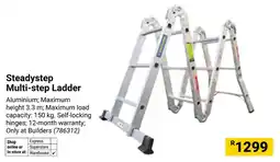 Builders Warehouse Steadystep Multi-step Ladder offer