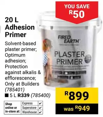 Builders Warehouse Fired Earth Adhesion Primer offer