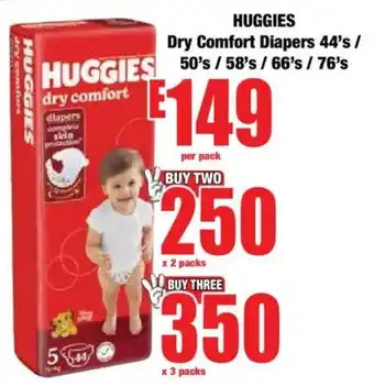 HUGGIES Dry Comfort Diapers