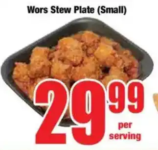 Boxer Wors Stew Plate offer