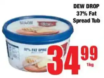 Boxer DEW DROP 37% Fat Spread Tub offer