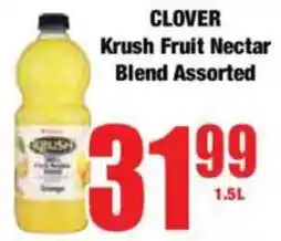 Boxer CLOVER Krush Fruit Nectar Blend Assorted offer
