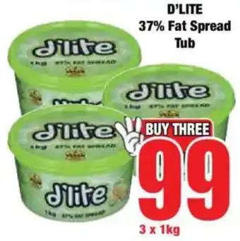 Boxer D'LITE 37% Fat Spread Tub offer