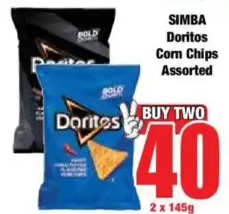 Boxer SIMBA Doritos Corn Chips Assorted offer