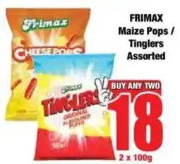 Boxer FRIMAX Maize Pops/ Tinglers Assorted offer