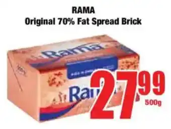 Boxer RAMA Original 70% Fat Spread Brick offer