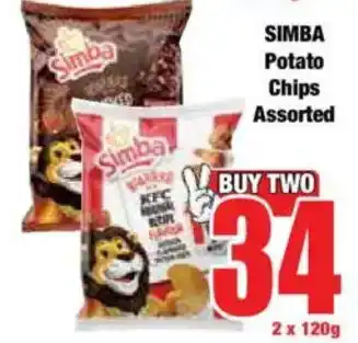 Boxer SIMBA Potato Chips Assorted offer
