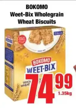 Boxer BOKOMO Weet-Bix Wholegrain Wheat Biscuits offer