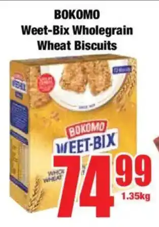 Boxer BOKOMO Weet-Bix Wholegrain Wheat Biscuits offer