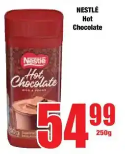 Boxer NESTLÉ Hot Chocolate offer