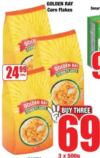 Boxer GOLDEN RAY Corn Flakes offer