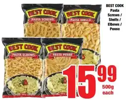 Boxer BEST COOK Pasta Screws/ Shells/ Elbows/ Penne offer