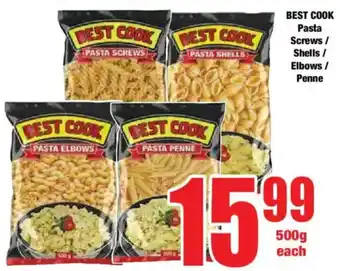 Boxer BEST COOK Pasta Screws/ Shells/ Elbows/ Penne offer