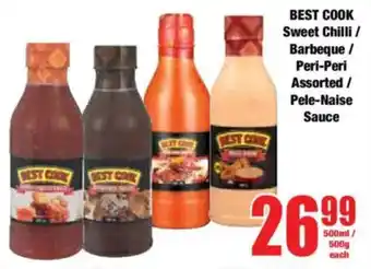 Boxer BEST COOK Sweet Chilli/ Barbeque/ Peri-Peri Assorted/ Pele-Naise Sauce offer