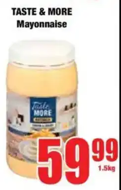 Boxer TASTE & MORE Mayonnaise offer