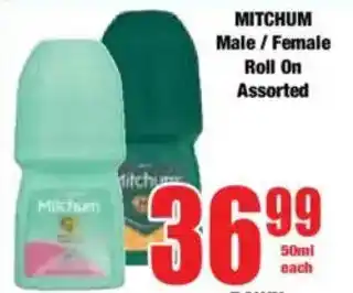 Boxer MITCHUM Male/ Female Roll On Assorted offer