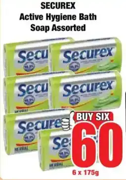 Boxer SECUREX Active Hygiene Bath Soap Assorted offer