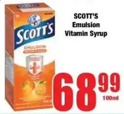 Boxer SCOTT'S Emulsion Vitamin Syrup offer