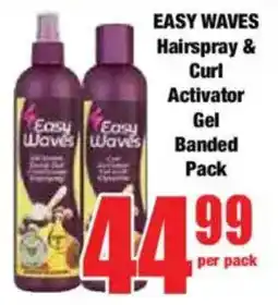 Boxer EASY WAVES Hairspray & Curl Activator Gel Banded Pack offer