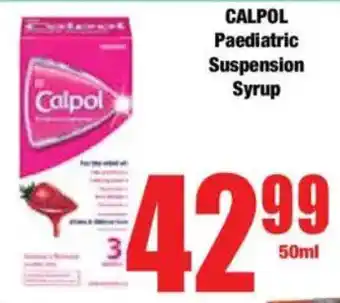 Boxer CALPOL Paediatric Suspension Syrup offer