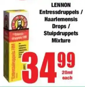 Boxer LENNON Entressdruppels/ Haarlemensis Drops/ Stuipdruppets Mixture offer