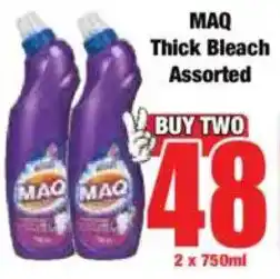 Boxer MAQ Thick Bleach Assorted offer