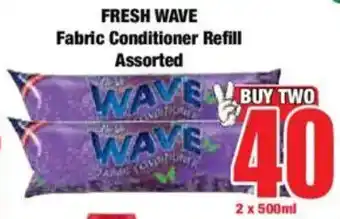 Boxer FRESH WAVE Fabric Conditioner Refill Assorted offer