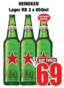 Boxer HEINEKEN Lager RB offer